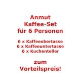 thumbnail of Villeroy & Boch Anmut Kaffee-Set für 6 Personen / 18 Teile