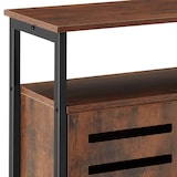 thumbnail of tectake Aparador Warrington 100x37x82cm  Madera Industrial Oscura, Rústica