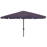 thumbnail of XXL Alu Sonnenschirm Ø 4 m Kurbelschirm Gartenschirm Marktschirm Krempe blau : Blau