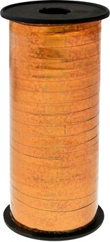 thumbnail of Geschenkband / Ballonband / Polyband / Kräuselband - holografisch roségold 92m