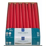 thumbnail of METRO PROFESSIONAL Tafelkerzen, Paraffin, 2.2 x 24 cm, Brenndauer 7 Stunden, bordeaux, 30 Stück