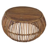 thumbnail of SIT Möbel Mesa de centro | L 80 x An 80 x Al 40 cm | natural | 05329-04 | serie RATTAN