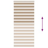 thumbnail of vidaXL Doppelrollo Sandbraun 105x200 cm Stoffbreite 100,9 cm Polyester