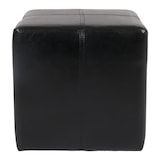 thumbnail of Lote de 2 cubos de asiento taburete Onex, cuero + polipiel, 36x36x36cm ~ negro
