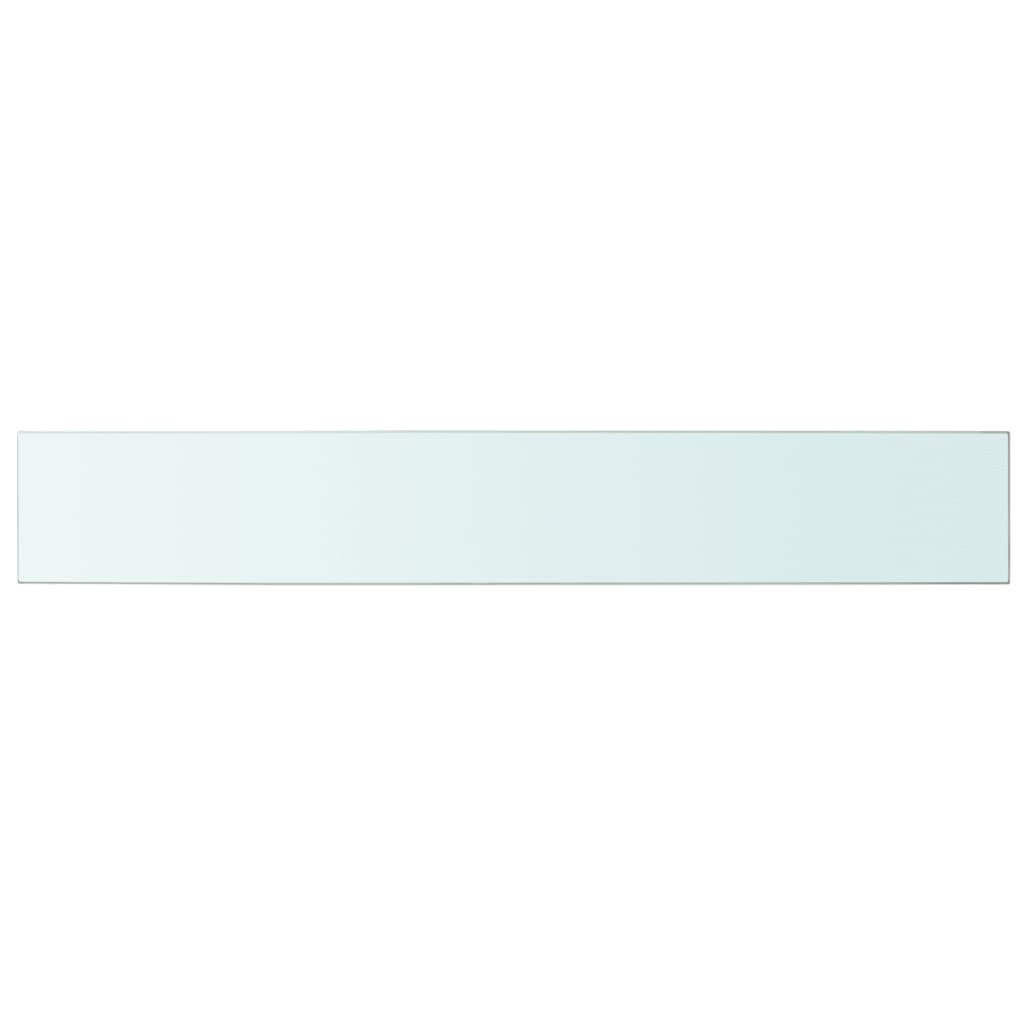 vidaXL Regalboden Glas Transparent 100x15 cm