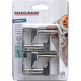 thumbnail of Lot de 4 pinces pour nappe en acier inoxydable Fackelmann Tecno