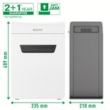 thumbnail of Leitz IQ 6M Premium Aktenvernichter P5 fürs Büro und Zuhause, Mikroschnitt, 7-6 Blatt (70-80 g/m²), 18 Liter Abfallbehälter, Sehr leise/Kompakt