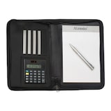 thumbnail of Alassio Reißverschlussmappe A5 CORNIGLIA Lederimitat Arbeitsmappe Businessmappe Konferenzmappe schwarz 30144