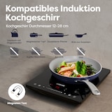 thumbnail of CIARRA enkele inductiekookplaat Inductiekookplaat met 8 kookniveaus VM1TIH