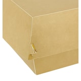 thumbnail of MONOUSO - Scatola Hamburger Kraft XXL Doppia Chiusura 11,4x11,4x9cm (400 Pezzi)