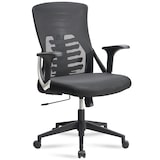 thumbnail of Ergonomischer Bürostuhl | Atmungsaktiver Drehstuhl mit Mesh-Netzrücken | 4-fach Lordosenstütze & Wippmechanik | Höhenverstellbar | Kadima Design