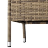 thumbnail of tectake panca da giardino in polyrattan con tavolino - naturale/grigio scuro - 404560