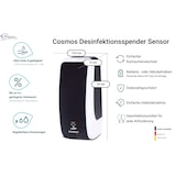 thumbnail of SET: Desinfektionsspender SENSOR Cosmos (berührungslos) +2x1L Händedesinfektion+Edelstahlhalterung mit Auffangschale Wandmontage