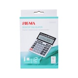 thumbnail of SIGMA Calculatrice de bureau DC600, métal/plastique, 13.5 x 18.3 x 3.95 cm, écran à 12 chiffres, gris