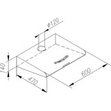 thumbnail of Amica UB-Haube weiß UH 17108-3 W<br/>Energieeffizienzklasse=C