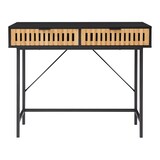 thumbnail of Helloshop26 - Mesa de consola 100 x 40 x 75 cm preto natural 03_0010880
