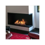 thumbnail of NILLA 1080 - Lareira de canto a bioetanol. Abertura direita - Queimador onda 65cm / Capacidade 4,4L