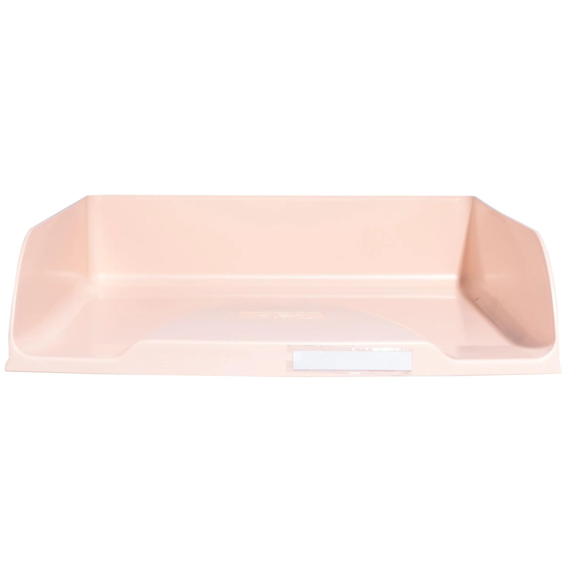 Exacompta - Réf. 11131D - Carton de 6 Corbeilles à courrier COMBO STYLI Skandi - pour A4+ - 34 x 25 x 6,5 cm - pour 500 feuilles - couleur nude