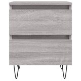 thumbnail of Table de chevet sonoma gris 40x35x50 cm bois d’ingénierie – Modèle Essence Pure