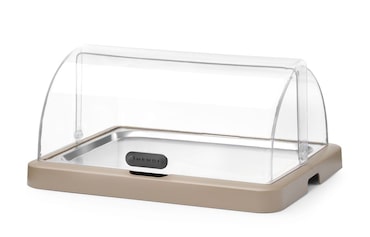 Display di raffreddamento singolo roll-top Duo UNIQ, HENDI, designed by Robert Bronwasser, Beige, 460x355x(H)220mm