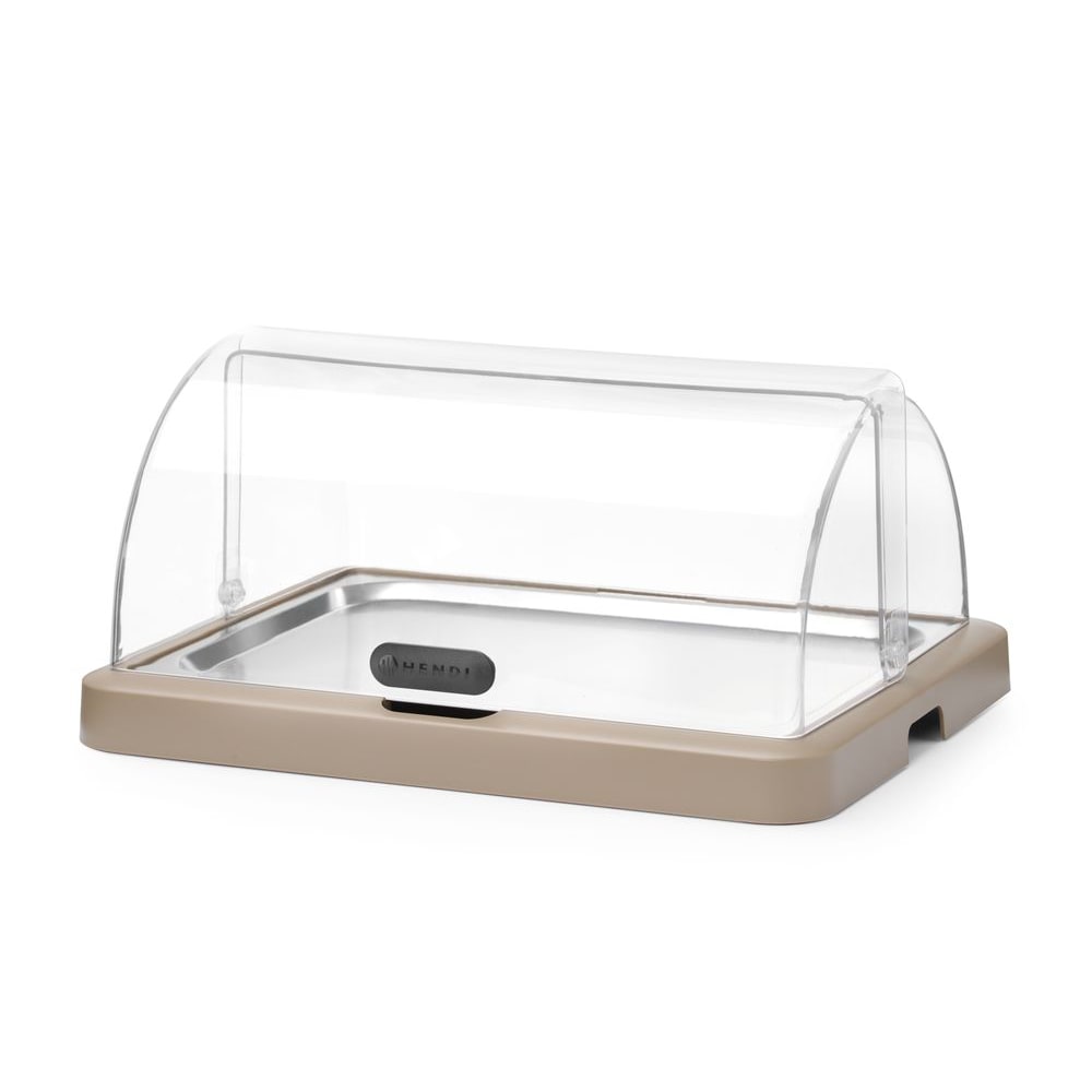 Display di raffreddamento singolo roll-top Duo UNIQ, HENDI, designed by Robert Bronwasser, Beige, 460x355x(H)220mm