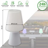 thumbnail of WellHome Set mit 2 kabellosen LED-Außenlampen in Weiß