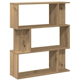thumbnail of vidaXL Bücherregal Artisan-Eiche 80x24x96 cm Holzwerkstoff