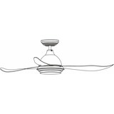 thumbnail of Energiespar Deckenventilator Bayu 122 cm mit LED 122