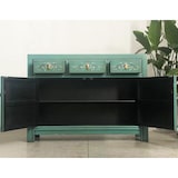 thumbnail of OPIUM OUTLET Mueble Cómoda Armario Aparador Armario de Boda Aurora 33082-10 esmeralda-verde asiático chino oriental