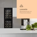thumbnail of Klarstein Shiraz 39 Duo Weinkühlschrank 2 Zonen 116l 34 Flaschen Schwarz