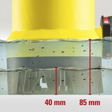 thumbnail of TROTEC Schmutzwasser-Tauchpumpe TWP 4036 E Hochleistungspumpe 7.500 l/ h 400 Watt Pumpe Gartenpumpe