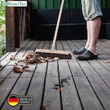thumbnail of Stabiler Allzweck Arengabesen Arenga Besen 40cm Breit mit Stiel 140cm Lang nass- ölbeständig Straßenbesen mit Holzstiel für draussen