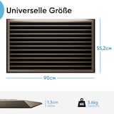 thumbnail of Fußmatte Außen Schmutzfangmatte für Draußen - 55 x 90 cm goldenem Aluminiumrand Wetterfester Fußabstreifer Outdoor Fußmatte