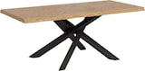 thumbnail of Ausziehbarer Tisch 90x180/280 cm Versalux entrindete Eiche mit anthrazitfarbenen Beinen