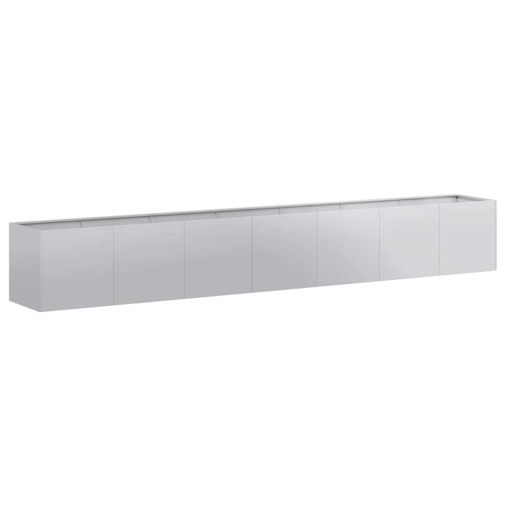 vidaXL Pflanzkübel 280x40x40 cm Verzinkter Stahl
