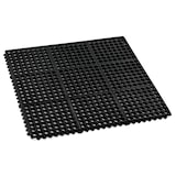 thumbnail of WAS Germany - Fußbodenmatten System, Klick-System, 91,5 x  91,5 x 1,2 cm, schwarz, perforiert, Gummi