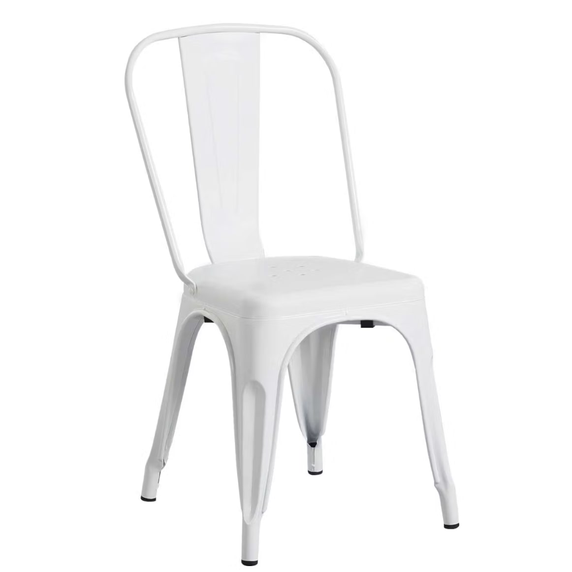 Gasfrit - silla tolix industrial blanca 450 x 450 x 850 mm
