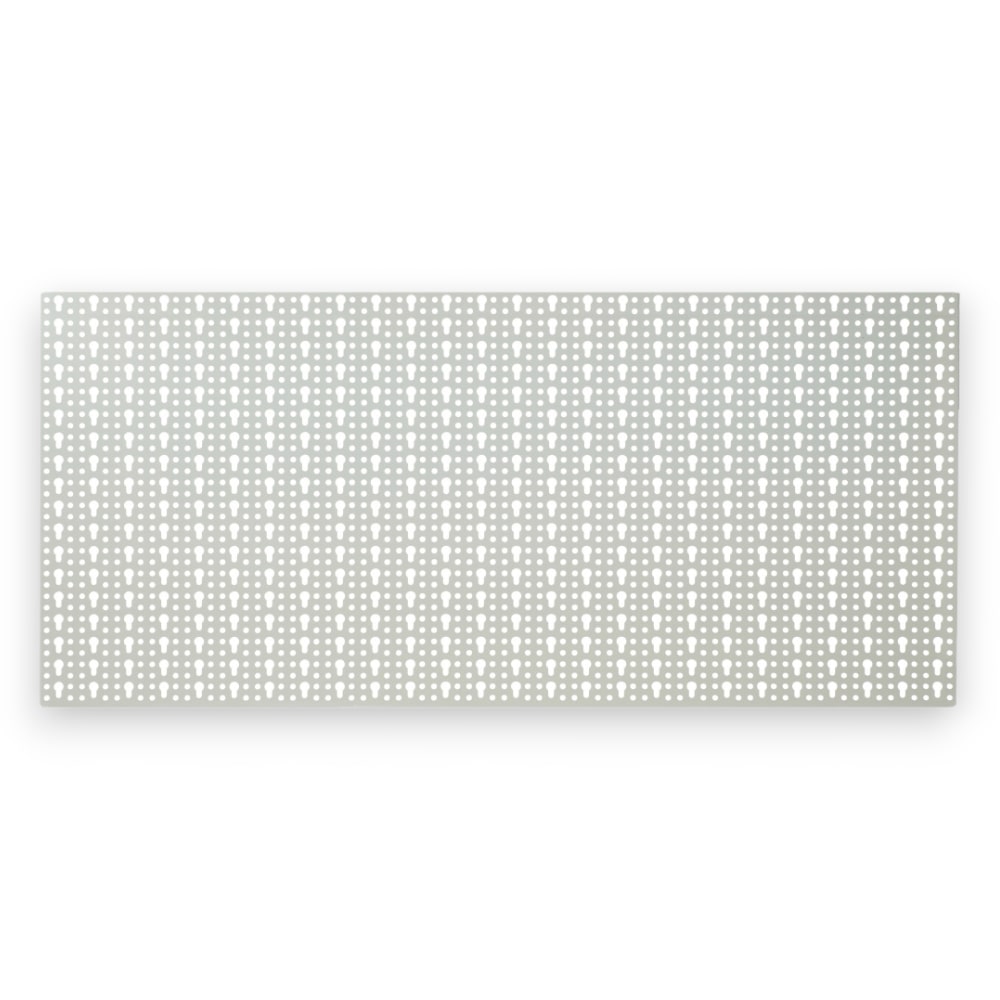 Pannello forato porta utensili da appendere a muro in acciaio 100x50 cm -  Avorio