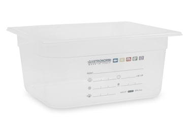 Mori 2A contenitore Gastronorm 1/2 in polipropilene IML HACCP cm 32,5x26,5 H 15 2795500-BPP12150HACCP