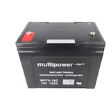 thumbnail of 2 Stück PB Blei Akku passend für Seniorenmobil Elektromobil AS E 450 F, 12V 75Ah Blei AGM E450F