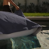 thumbnail of Pouf Géant XXL Déhoussable, Flottant pour Piscine, Deco Arts Gris Carbone