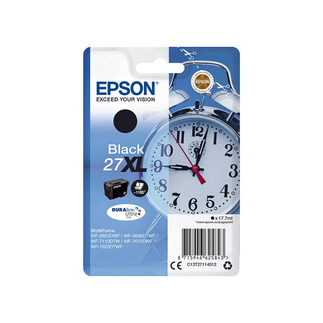 EPSON T2711 (27xl) Cartouche d'encre d'origine noire - C13T27114012