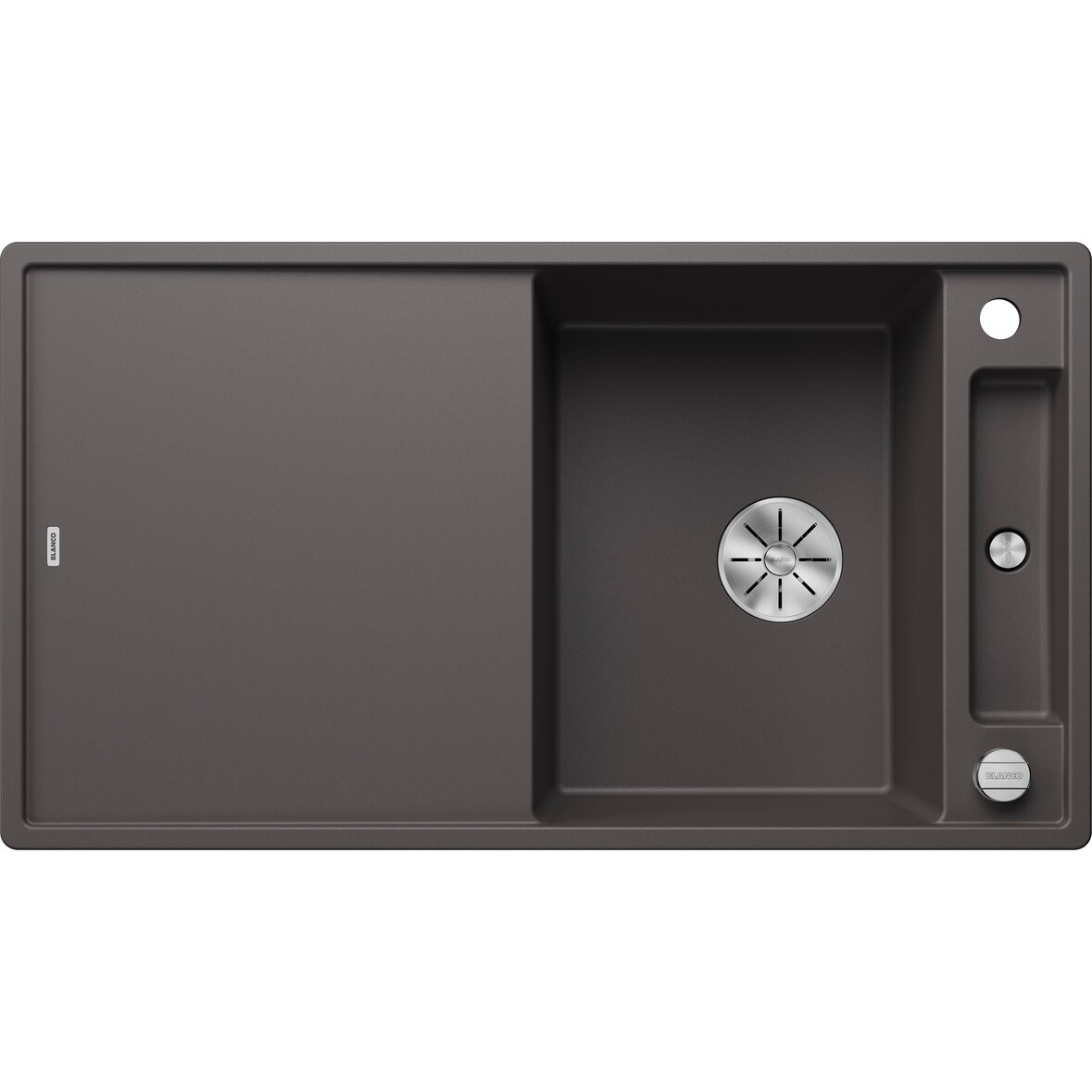 BLANCO AXIA III 5 S Einbauspüle / SILGRANIT / Cafe / Reversibel / Excenter -