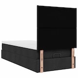thumbnail of vidaXL Ottoman-Bett mit Matratze Schwarz 100x200 cm Stoff
