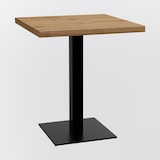 thumbnail of Bistrotisch 70x70 cm | Eiche Rom Natur | Gusseisen Gestell