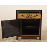 thumbnail of OPIUM OUTLET Möbel Kommode Nachttisch Nachtschrank Nachtkonsole Nachtkästchen 35191-1 schwarz-beige asiatisch chinesisch orientalisch