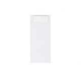 thumbnail of Sovie HORECA Papierbestecktaschen in Weiss mit Tissue-Serviette in Weiß, 20 cm x 8,5 cm - 500 Stück