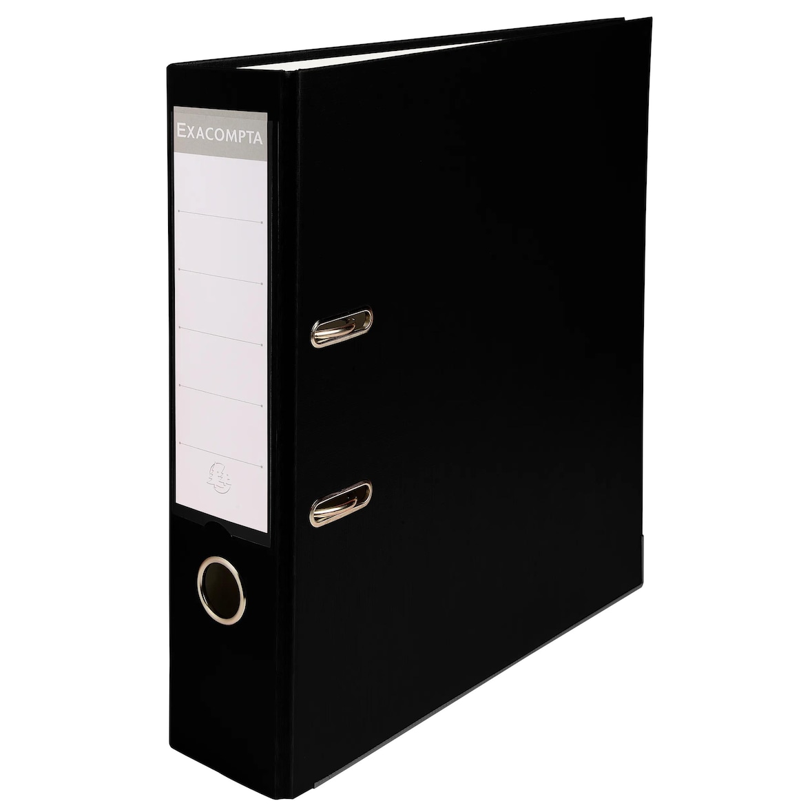 Exacompta - Réf. 918401B - Carton de 20 classeurs à levier A4 - Dos 80mm - Mécanique 80mm - 32 x 29 x 8 cm - Noir