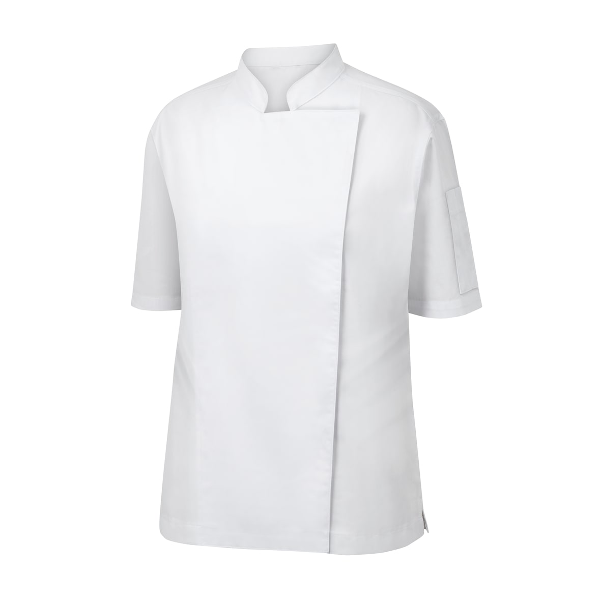 METRO PROFESSIONAL Veste de cuisine pour femmes, manches courtes, taille L, blanc