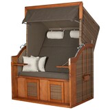 thumbnail of Strandkorb Tinnum Pinie - PE griseum - Modell 574